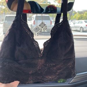 Black Boho Bralette